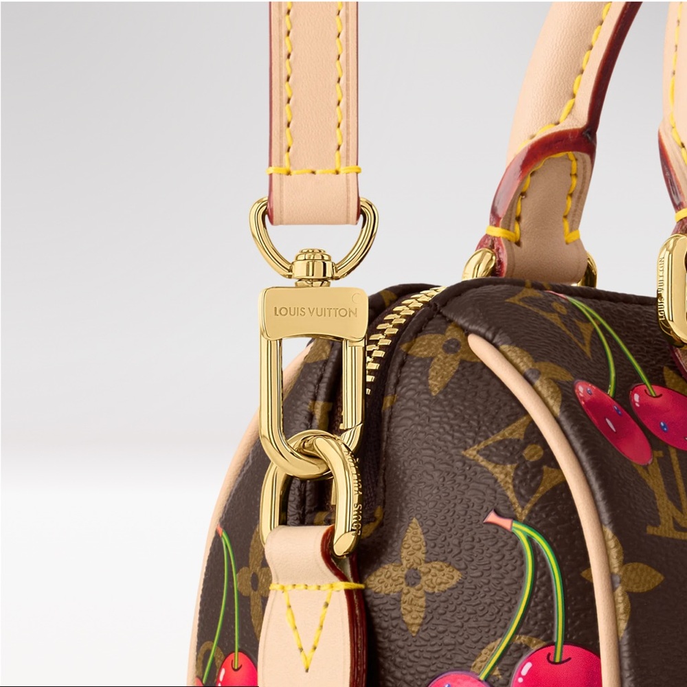 Louis Vuitton Murakami Cherry Monogram Speedy 20 🍒 NEW - Picture 12 of 16